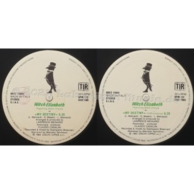 Witch Elizabeth - My Destiny • 12" Vinyl Maxi - Labyrinth Music