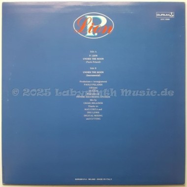 P. Lion - Under The Moon • 12" Vinyl Maxi • NM - Labyrinth Music