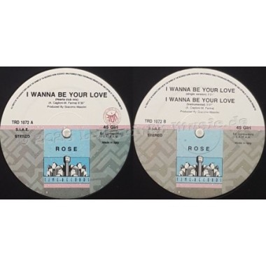 Rose - I Wanna Be Your Love • 12" Vinyl Maxi • EX - Labyrinth Music