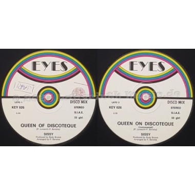 Sissy - Queen Of Discoteque • 12" Vinyl Maxi - Labyrinth Music