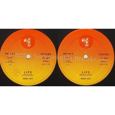 Wish Key - Life • 12" Vinyl Maxi • EX - Labyrinth Music