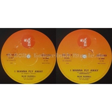 Blue Russell - I Wanna Fly Away • 12" Vinyl Maxi - Labyrinth Music