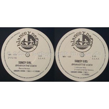Brian & The Eden - Sonsy Girl • 12" Vinyl Maxi • MINT - Labyrinth Music