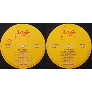 Cruisin' Gang - Chinatown • LP • 12" Vinyl LP • EX - Labyrinth Music