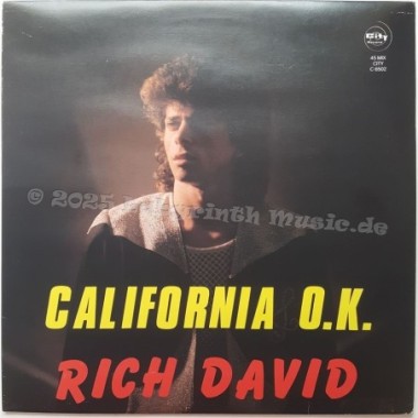 Rich David - California O.K. • 12" Vinyl Maxi • NM - Labyrinth Music