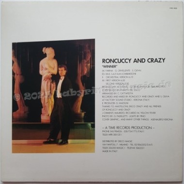 Roncuccy And Crazy - Winner • 12" Vinyl Maxi • NM - Labyrinth Music