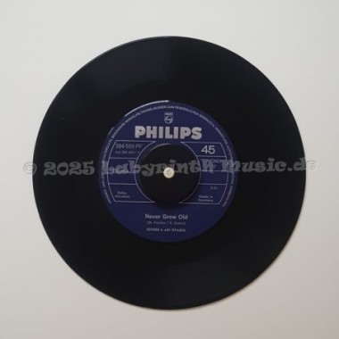 Esther & Abi Ofarim - Never Grow Old • Purple Eyes • 7" Vinyl • EX - Labyrinth Music