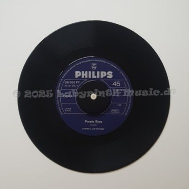 Esther & Abi Ofarim - Never Grow Old • Purple Eyes • 7" Vinyl • EX - Labyrinth Music