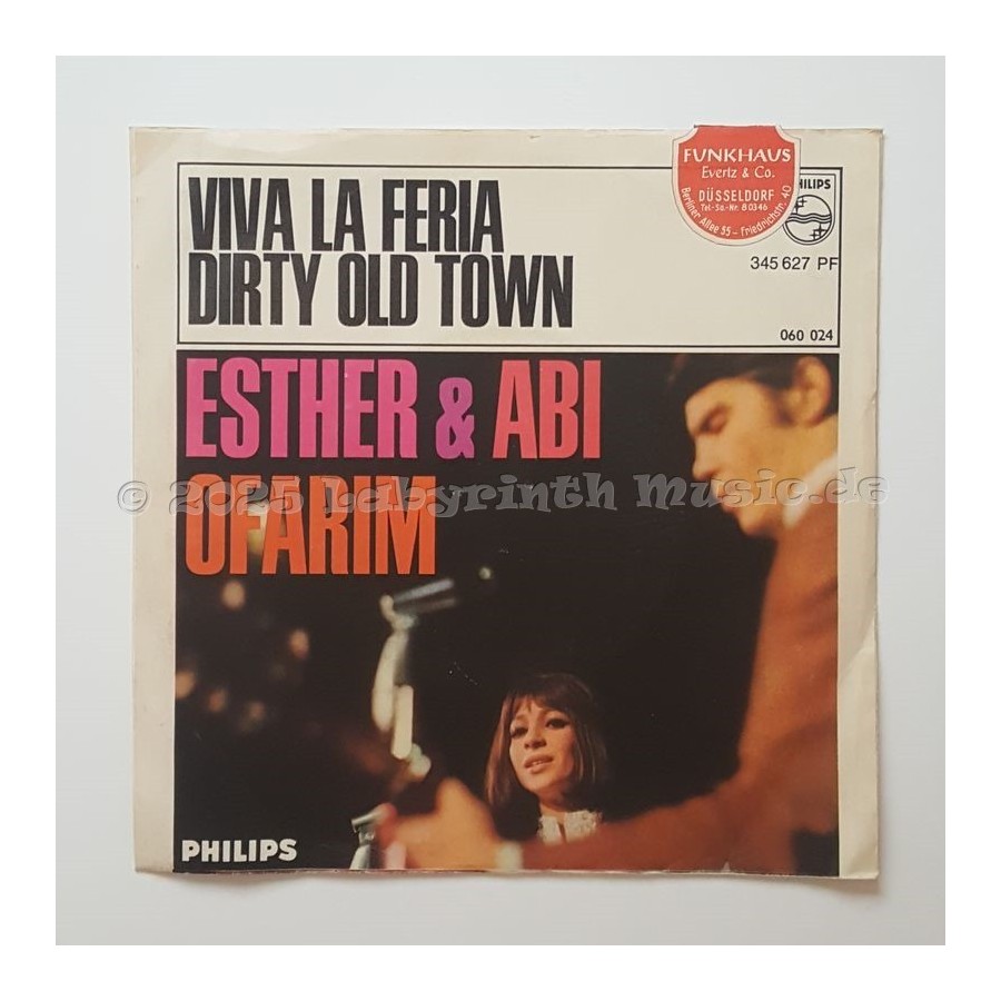 Esther & Abi Ofarim - Viva La Feria • Dirty Old Town • 7" Vinyl • EX - Labyrinth Music