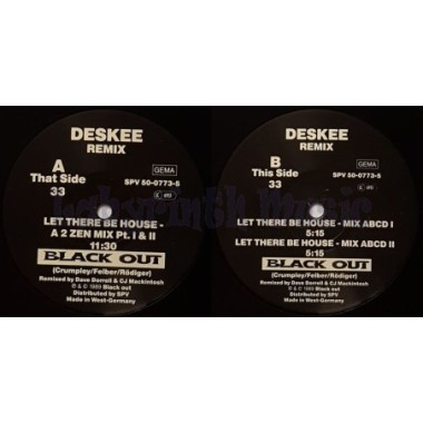 Deskee - Let There Be House: The 90's Edition • 12" Vinyl Maxi • NM - Labyrinth Music