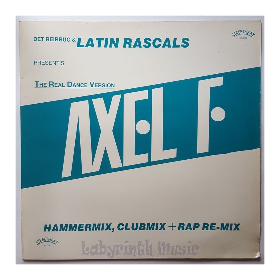Det Reirruc & The Latin Rascals - Axel F • 12" Vinyl Maxi • EX - Labyrinth Music