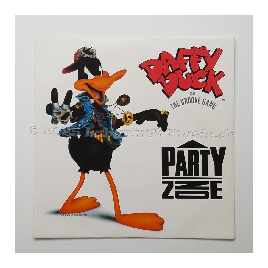 Daffy Duck Feat. The Groove Gang - Party Zone • 7" Vinyl • MINT - Labyrinth Music