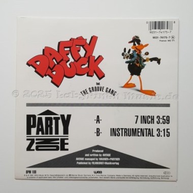 Daffy Duck Feat. The Groove Gang - Party Zone • 7" Vinyl • MINT - Labyrinth Music