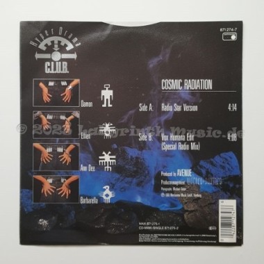 Hyperdrama C.L.U.B. - Cosmic Radiation • 7" Vinyl • MINT - Labyrinth Music