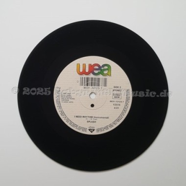 Splash - I Need Rhythm • Preaching Machine Gun Remix • 7" Vinyl • MINT - Labyrinth Music