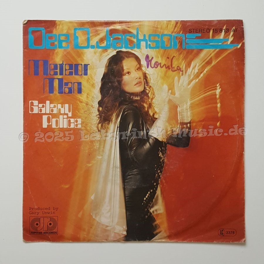 Dee D. Jackson - Meteor Man • 7" Vinyl - Labyrinth Music