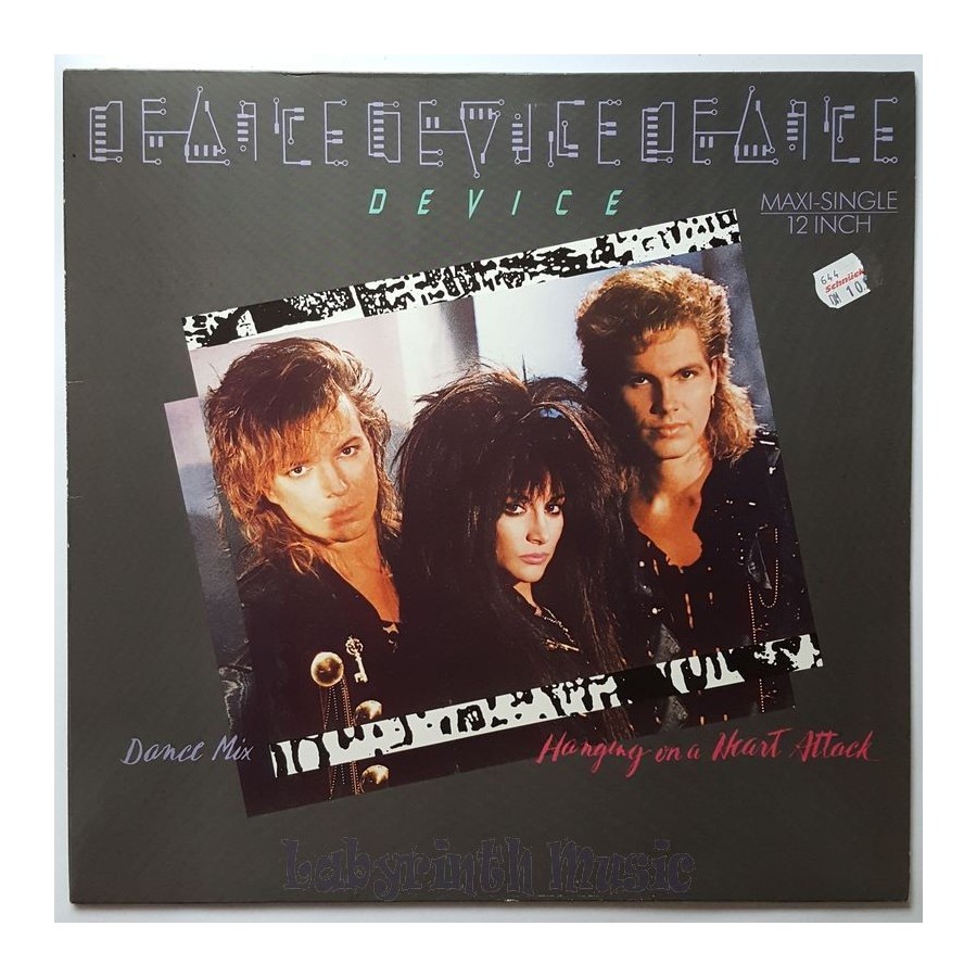 Device - Hanging On A Heart Attack • 12" Vinyl Maxi • NM - Labyrinth Music