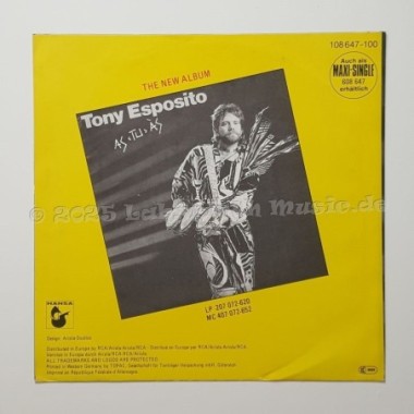 Tony Esposito - Papa Chico • 7" Vinyl • EX - Labyrinth Music