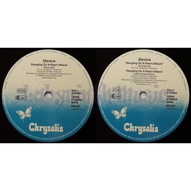 Device - Hanging On A Heart Attack • 12" Vinyl Maxi • NM - Labyrinth Music