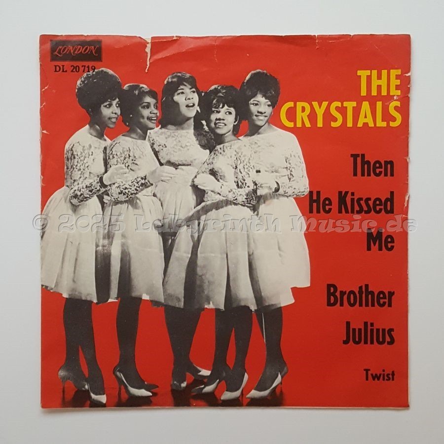 The Crystals - Then He Kissed Me • Brother Julius • 7" Vinyl - Labyrinth Music
