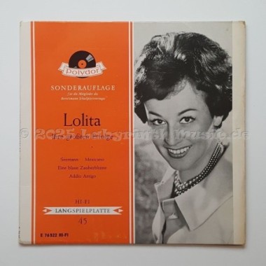 Lolita - Ihre Grössten Erfolge • 7" Vinyl • EX - Labyrinth Music