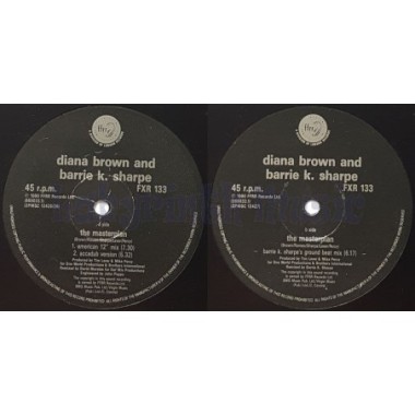 Diana Brown & Barrie K. Sharpe - The Masterplan • Remixes • 12" Vinyl Maxi - Labyrinth Music