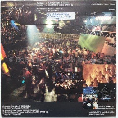 Marzio Dance D.J. - The Adventure • 12" Vinyl Maxi • EX - Labyrinth Music