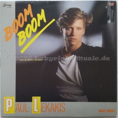 Paul Lekakis - Boom Boom (Let's Go Back To My Room) • 12" Vinyl Maxi • EX - Labyrinth Music