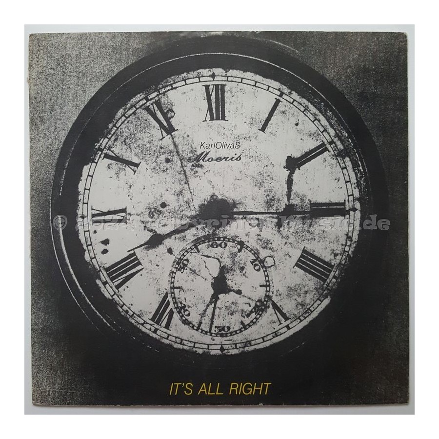 Karl Olivas - It's All Right • 12" Vinyl Maxi • EX - Labyrinth Music