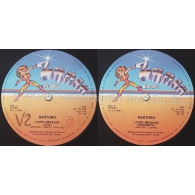 Santoro - Lover Message • 12" Vinyl Maxi - Labyrinth Music