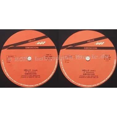 Simoncioni - Hello? • 12" Vinyl Maxi - Labyrinth Music