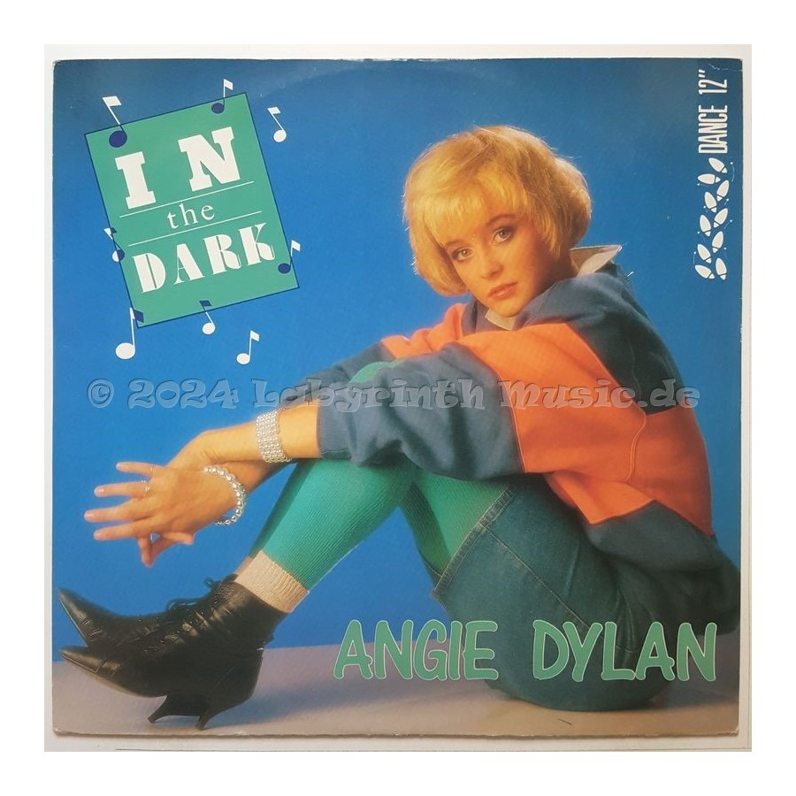 Angie Dylan - In The Dark • 12" Vinyl Maxi • EX - Labyrinth Music