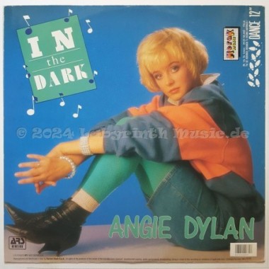 Angie Dylan - In The Dark • 12" Vinyl Maxi • EX - Labyrinth Music