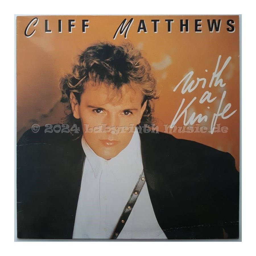 Cliff Matthews - With A Knife • 12" Vinyl Maxi • EX - Labyrinth Music