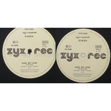 Evada - Ooh My Love • 12" Vinyl Maxi • EX - Labyrinth Music