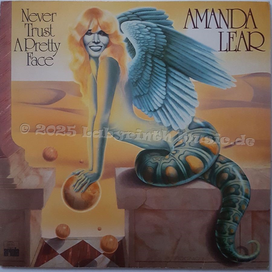 Amanda Lear - Never Trust A Pretty Face • 12" Vinyl LP - Labyrinth Music