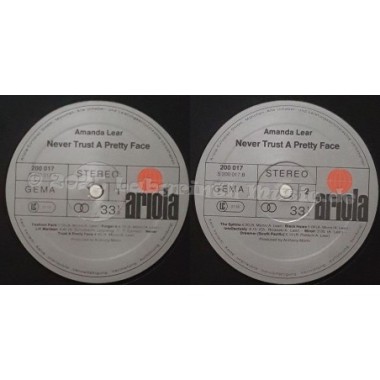 Amanda Lear - Never Trust A Pretty Face • 12" Vinyl LP - Labyrinth Music
