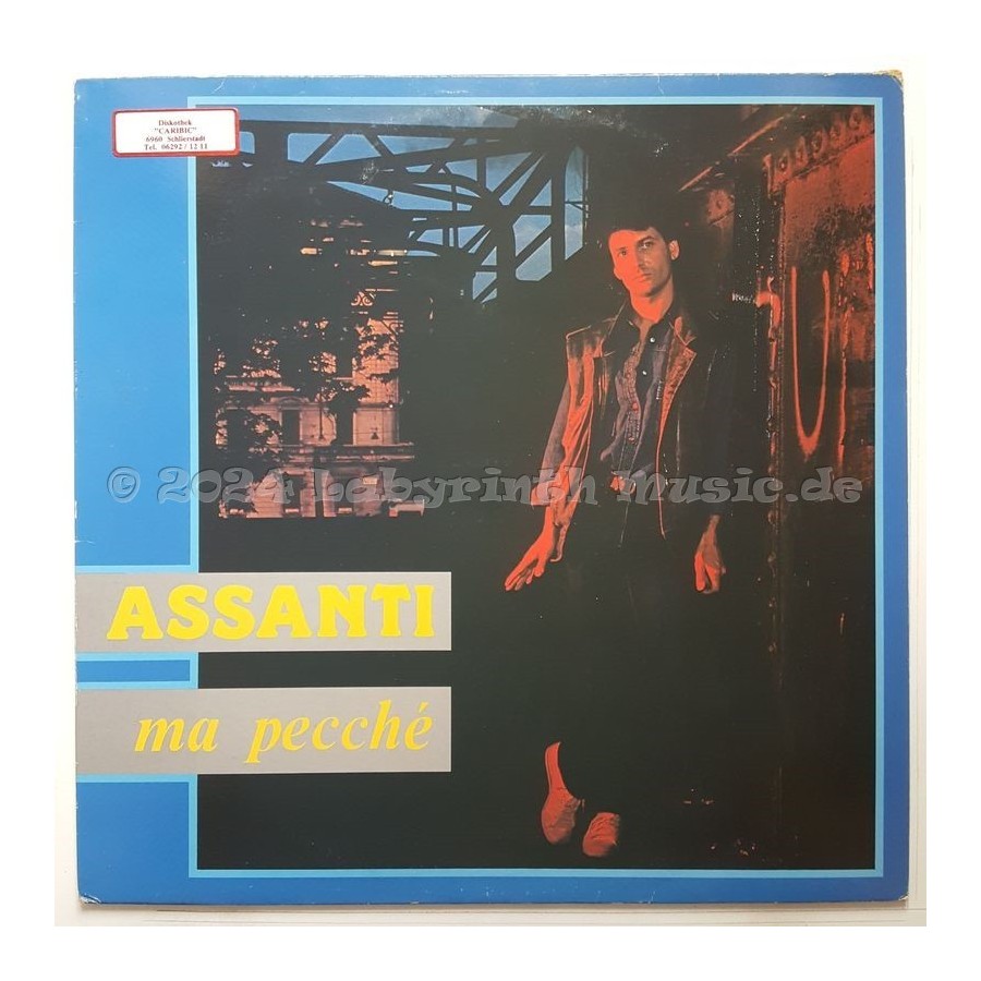 Assanti - Ma Pecche' • 12" Vinyl Maxi - Labyrinth Music
