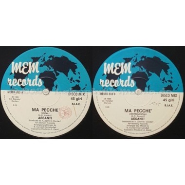 Assanti - Ma Pecche' • 12" Vinyl Maxi - Labyrinth Music