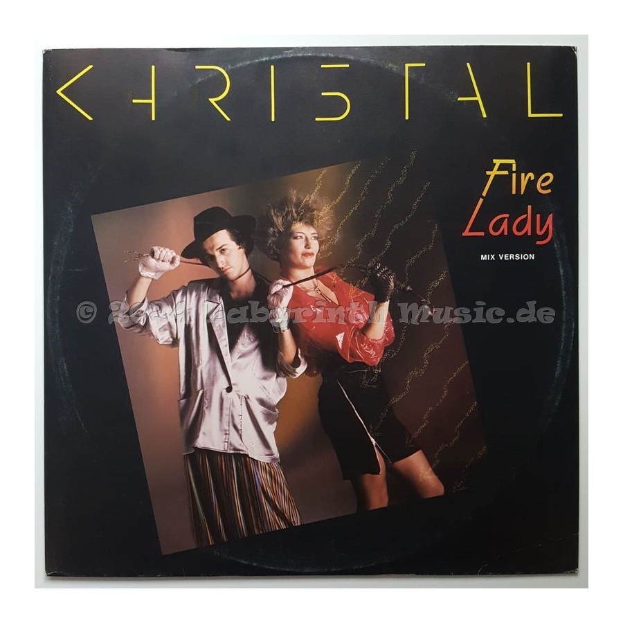 Christal - Fire Lady • 12" Vinyl Maxi • EX - Labyrinth Music