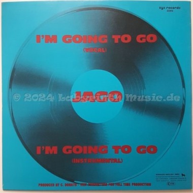 Jago - I'm Going To Go • 12" Vinyl Maxi • NM - Labyrinth Music