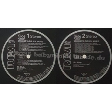 Mr. Mister - Welcome To The Real World • 12" Vinyl LP - Labyrinth Music