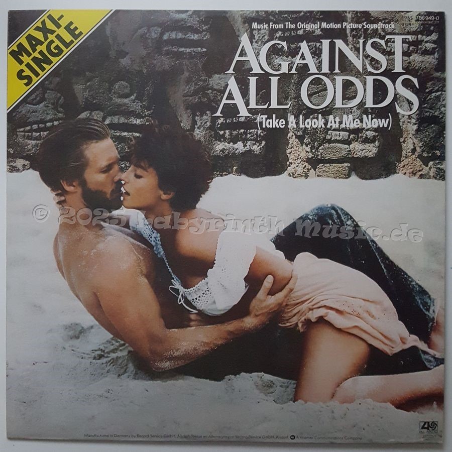 Phil Collins - Against All Odds • Take A Look At Me Now • 12" Vinyl Maxi • MINT - Labyrinth Music