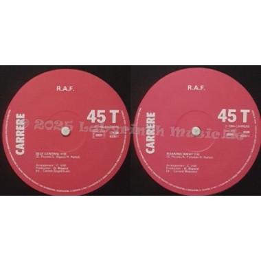 RAF - Self Control • Version Originale • 12" Vinyl Maxi • NM - Labyrinth Music