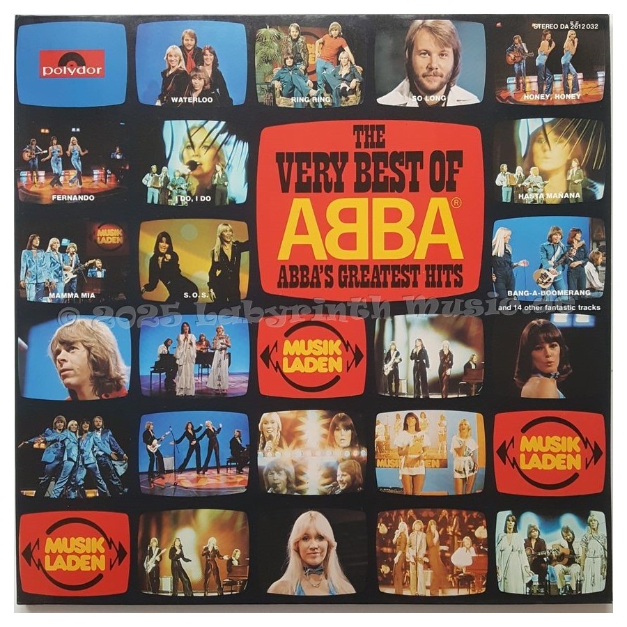 Abba - The Very Best Of Abba • Abba's Greatest Hits • 12" Vinyl LP • MINT - Labyrinth Music