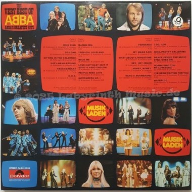 Abba - The Very Best Of Abba • Abba's Greatest Hits • 12" Vinyl LP • MINT - Labyrinth Music