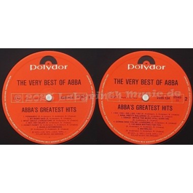 Abba - The Very Best Of Abba • Abba's Greatest Hits • 12" Vinyl LP • MINT - Labyrinth Music