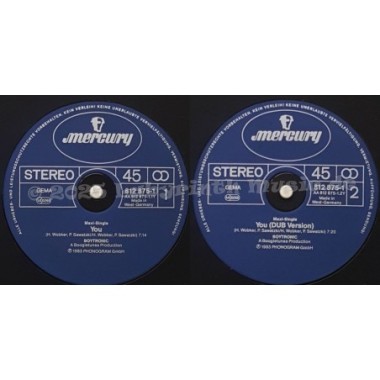 Boytronic - You • Extended Version • 12" Vinyl Maxi • EX - Labyrinth Music