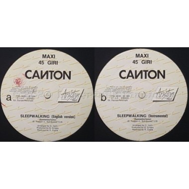 Canton - Sleepwalking • 12" Vinyl Maxi - Labyrinth Music