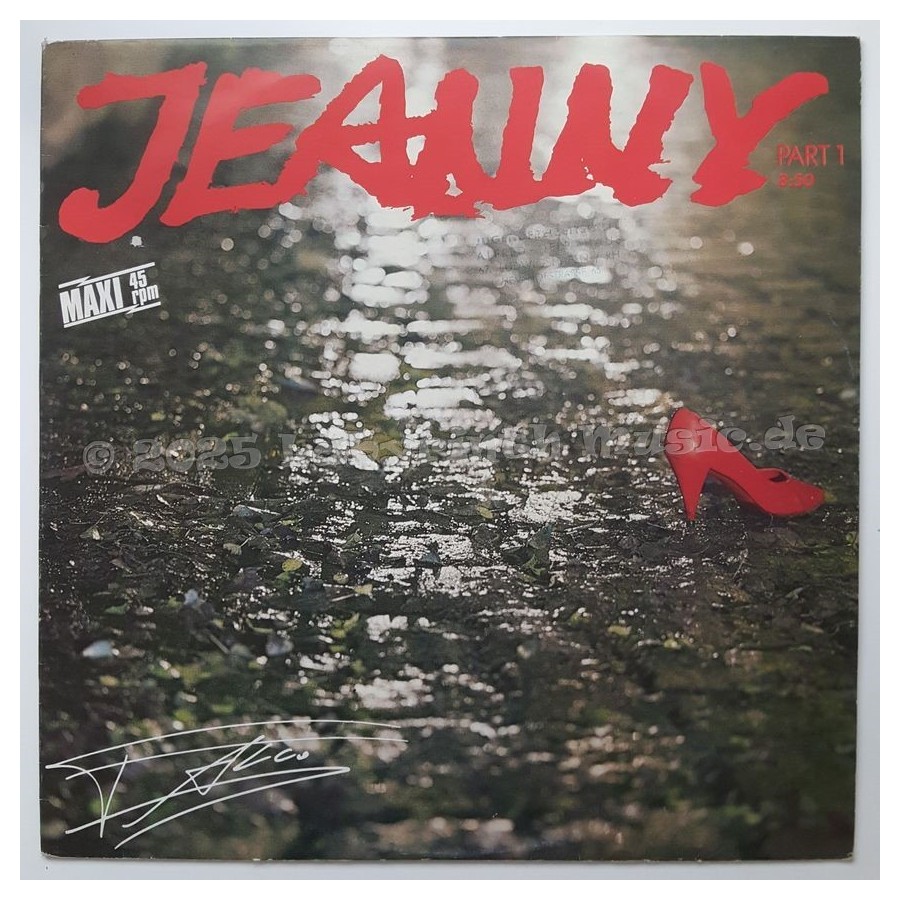 Falco - Jeanny • Part 1 • 12" Vinyl Maxi • EX - Labyrinth Music